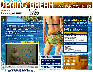 myspace-spring-break